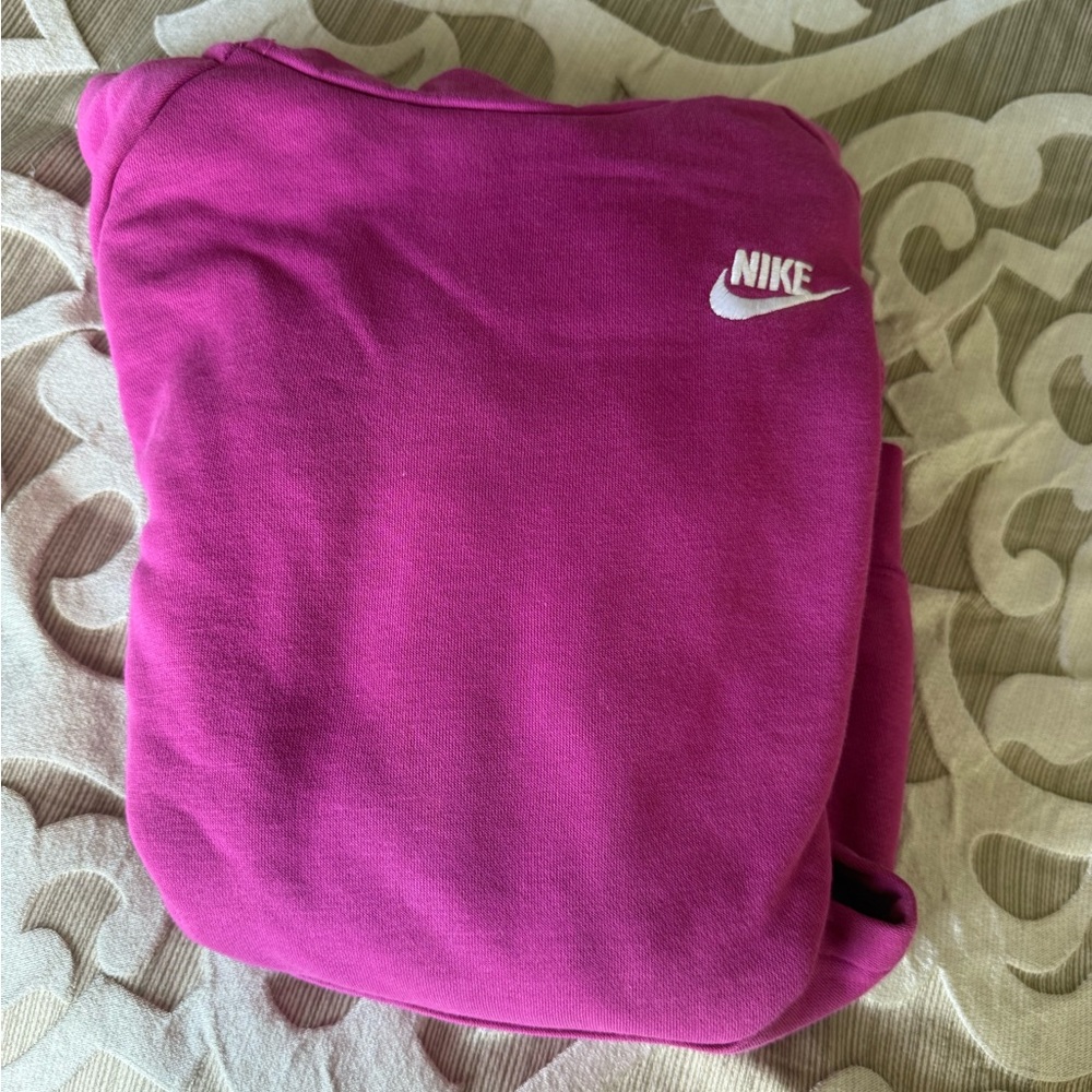 Nike Fuchsia hoodie with Logo
